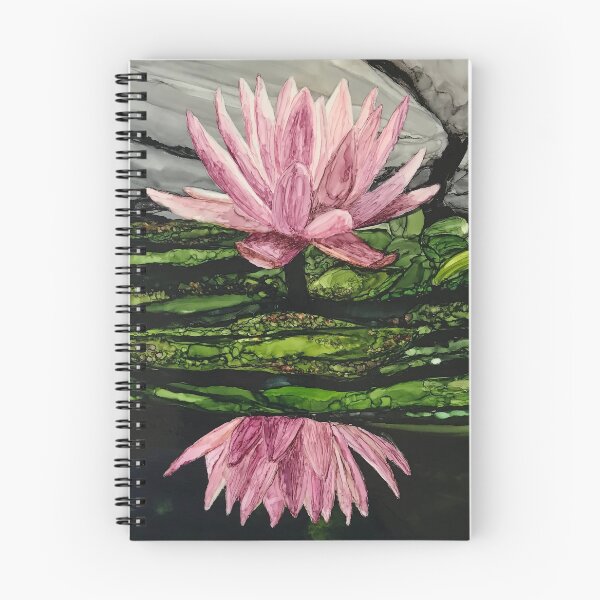Item preview, Reflections Lily Pads and Lotus Flower designed and sold by Vera Worthington.