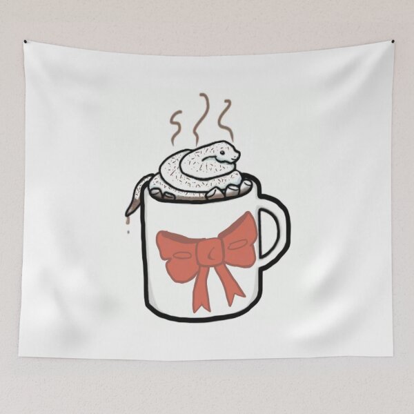Item preview, Marshmallow Snake Cocoa designed and sold by BrokeArtStudent.