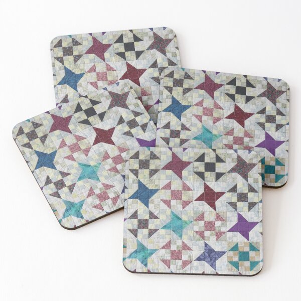 Item preview, Churn Dash and Falling Stars Quilt designed and sold by Jean Gregory Evans.