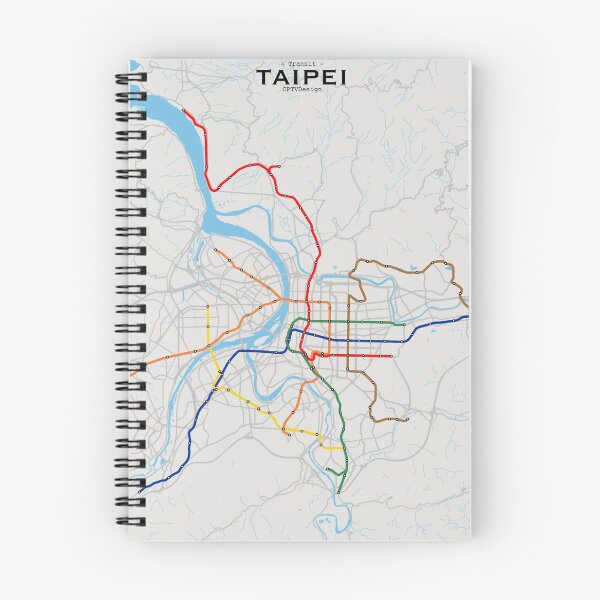 Item preview, Taipei Transit Map designed and sold by CPTVDesign.