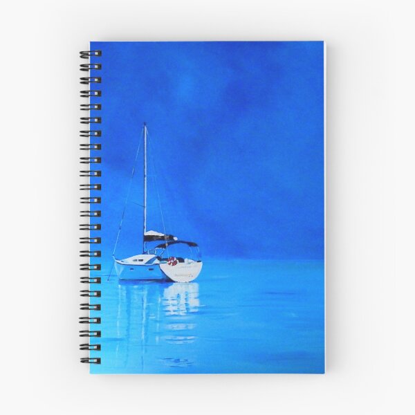 Item preview, Calm Water - Yacht Moored at Beautiful Moreton Island Queensland designed and sold by Krusty.