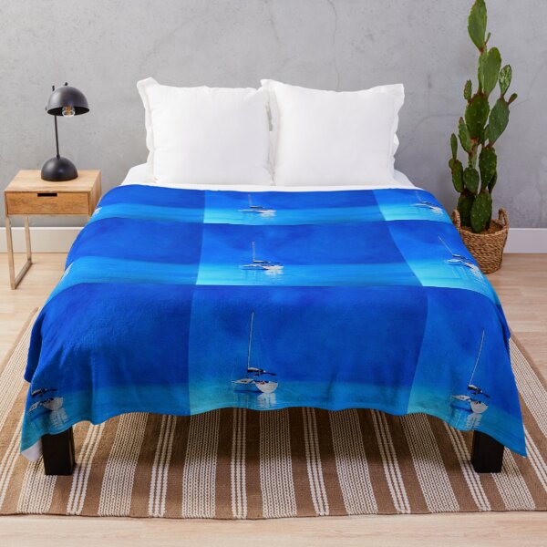 Item preview, Calm Water - Yacht Moored at Beautiful Moreton Island Queensland designed and sold by Krusty.
