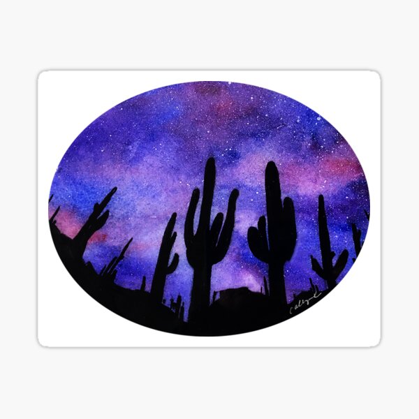 Cactus Galaxy  Sticker