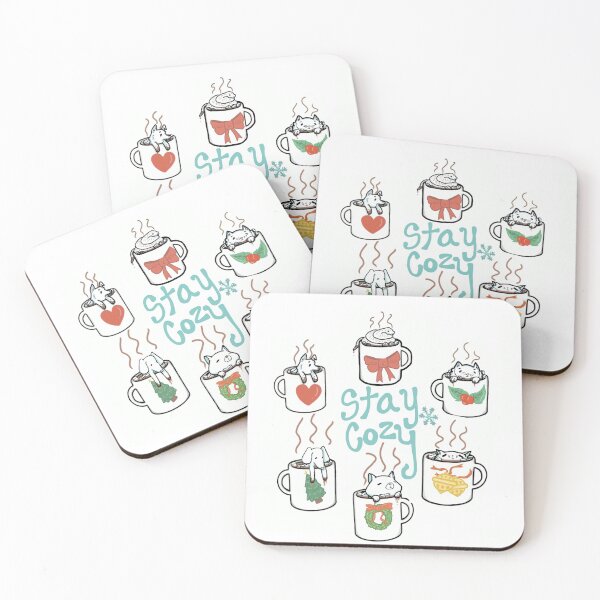 Item preview, Marshmallow Animals in Cocoa  designed and sold by BrokeArtStudent.