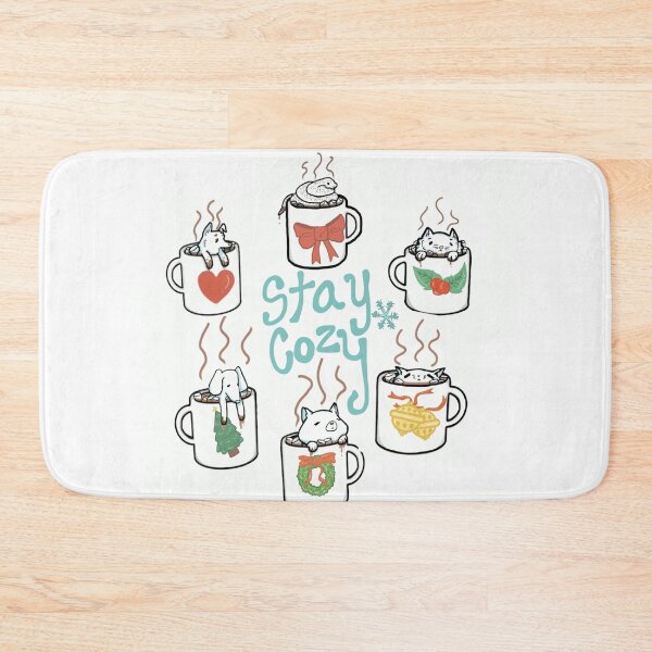 Item preview, Marshmallow Animals in Cocoa  designed and sold by BrokeArtStudent.