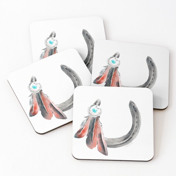 Item preview, Horseshoe - When Cardinals Appear Angels Are Near designed and sold by ArtByCKStudio.