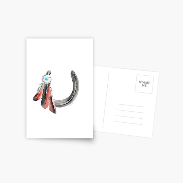 Horseshoe - When Cardinals Appear Angels Are Near Postcard