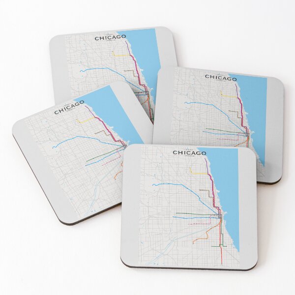 Item preview, Chicago Transit Map designed and sold by CPTVDesign.