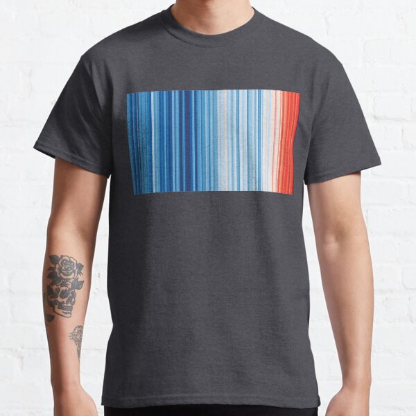 Earth's Climate Barcode Classic T-Shirt