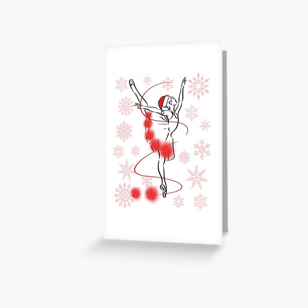 Item preview, Christmas Santa Ballet Ballerina and Dancer for Holidays designed and sold by Kate Hyunsu Cho.