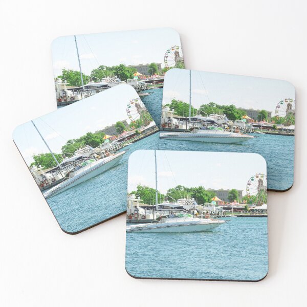 Item preview, Boat in Grand Traverse Bay During the National Cherry Festival in Traverse City Michigan designed and sold by S S Photography.