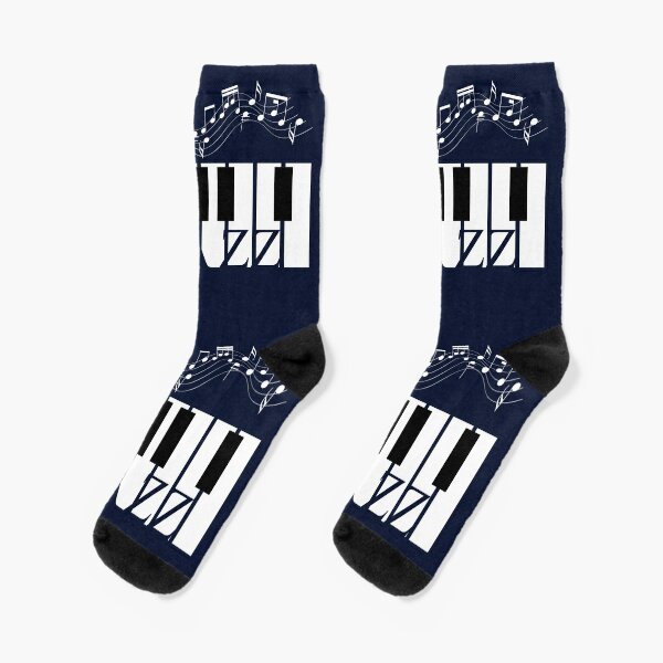 Jazz Piano Player  Socks