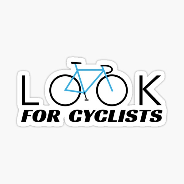 Item preview, Look For Cyclists (black and blue) designed and sold by VeloYello.