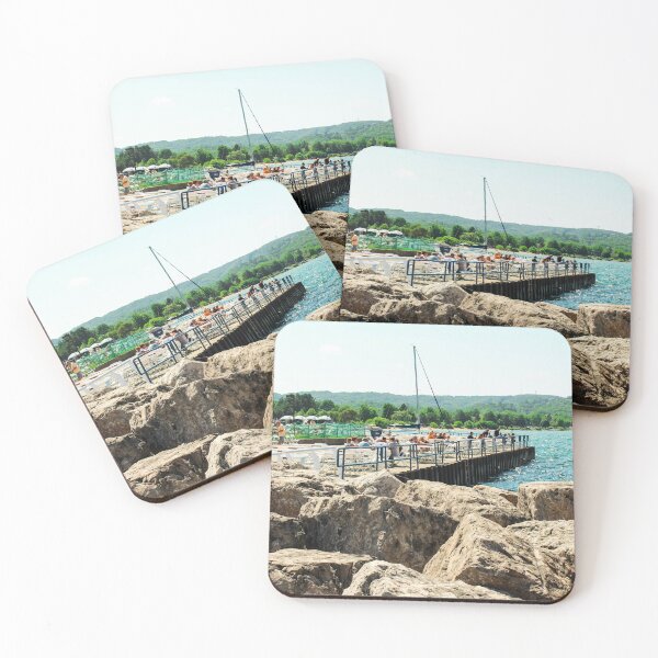 Item preview, Rocks on the Rock Wall at Clinch Park Traverse City Michigan During The National Cherry Festival designed and sold by S S Photography.