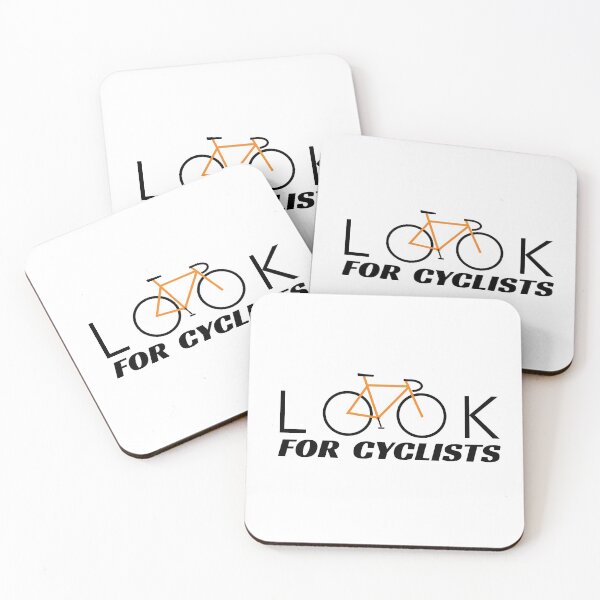 Item preview, Look For Cyclists (black and orange) designed and sold by VeloYello.