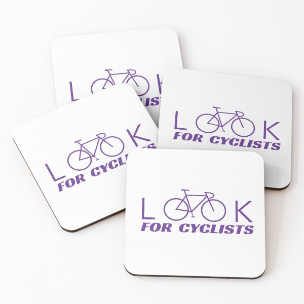 Item preview, Look For Cyclists (purple) designed and sold by VeloYello.