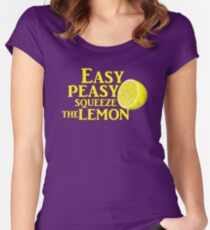 Easy Peasy Squeeze the Lemon Women's Fitted Scoop T-Shirt