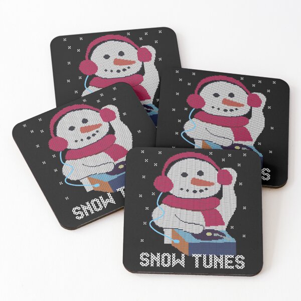 Item preview, Ugly Christmas Sweater Snowman DJ playing Snow Tunes - Show Tunes Musical Theatre designed and sold by Good-Find.