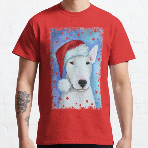Santa Bully Christmas Bull Terrier Classic T-Shirt