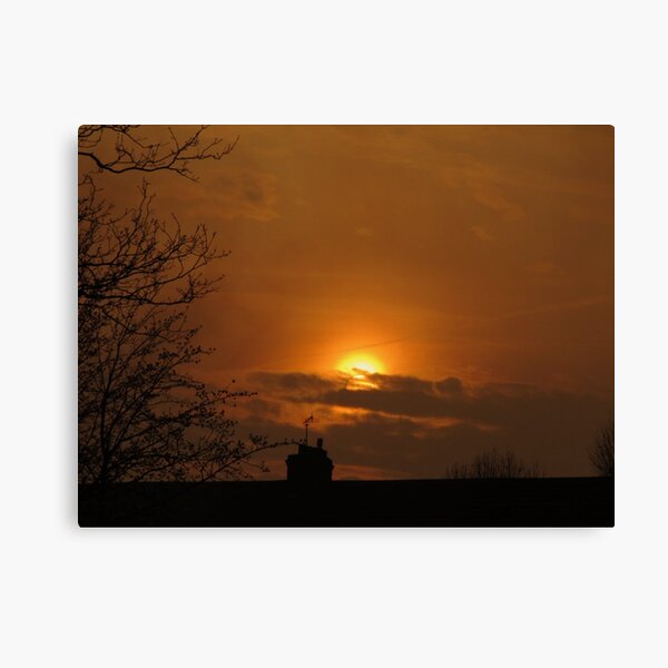 Golden Sunset 02 Canvas Print