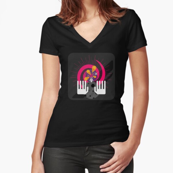 Left Behind Fitted V-Neck T-Shirt