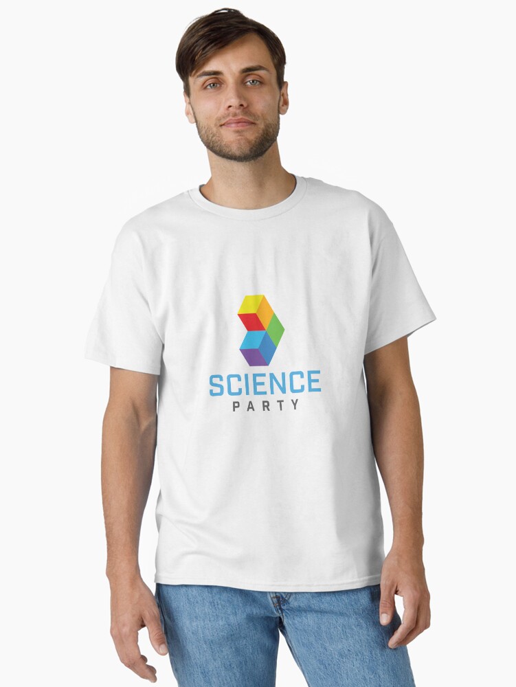 Thumbnail 1 of 7, Classic T-Shirt, Science Party Rainbow Logo designed and sold by sciencepartyaus.