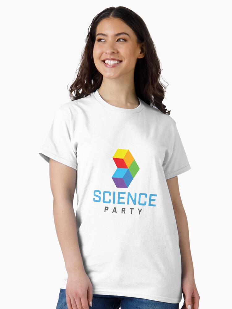 Thumbnail 2 of 7, Classic T-Shirt, Science Party Rainbow Logo designed and sold by sciencepartyaus.