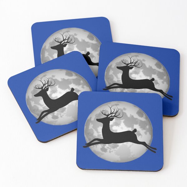 Item preview, one reindeer across the moon designed and sold by chantelle bezant.