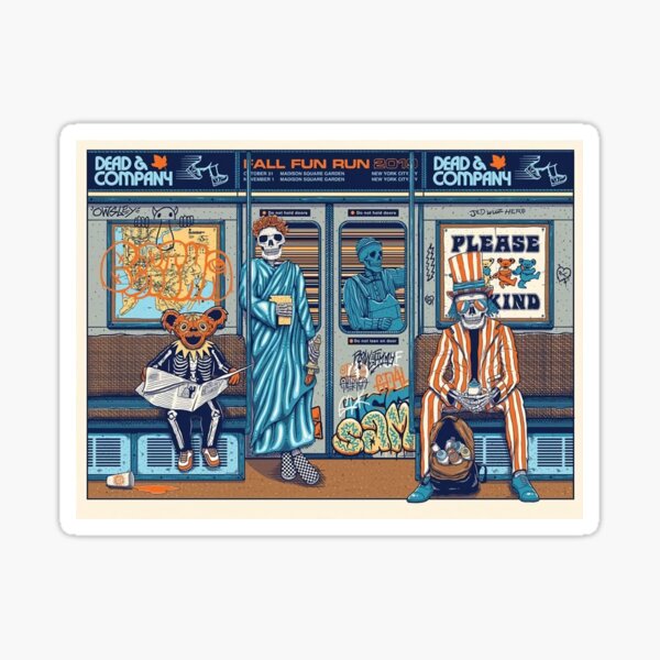 New Poster FALL FUN RUN 2019 MADISON SQUARE GARDEN OCTOBER 31 - NOV 1 Sticker