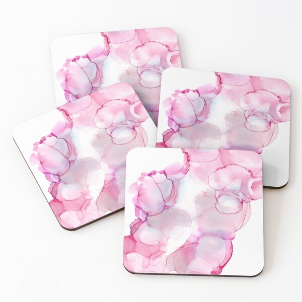 Item preview, Dusty Musky Pink - Alcohol Ink Abstract Artwork  designed and sold by CollisandCook.