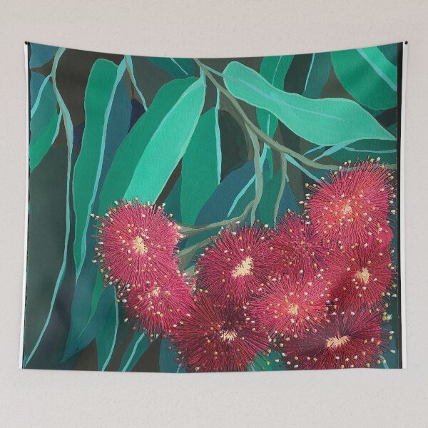Item preview, Bunch of Dark Pink Gum Flowers by Leah Gay designed and sold by leahgay.