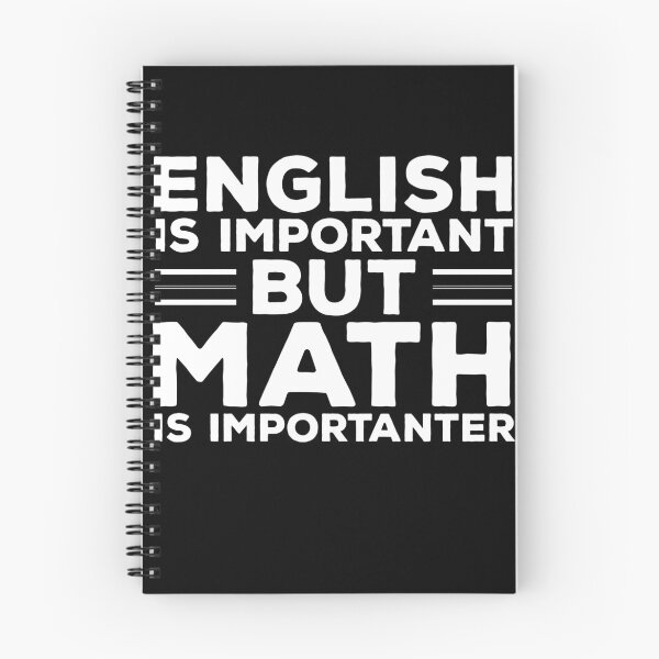 Item preview, English Is Important But Math Is Importanter | Funny Math Science Nerd Teacher Gift Idea Birthday designed and sold by johnii1422.
