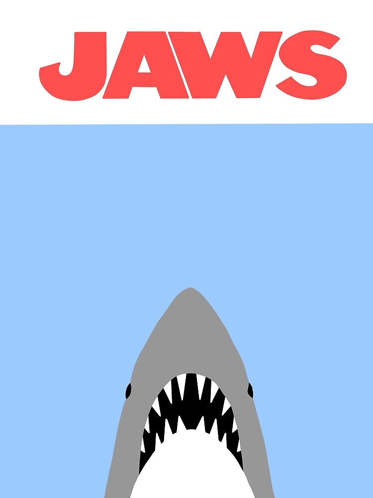 Jaws Poster Postcard By Cranmer93 Redbubble