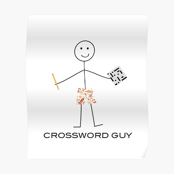 Funny Crossword Posters for Sale | Redbubble