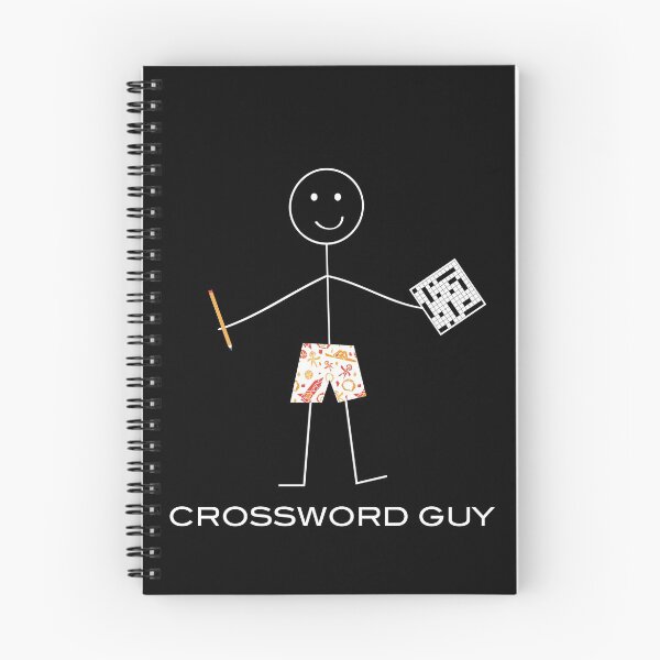 Item preview, Funny Mens Crossword Puzzle Guy designed and sold by whyitsme.