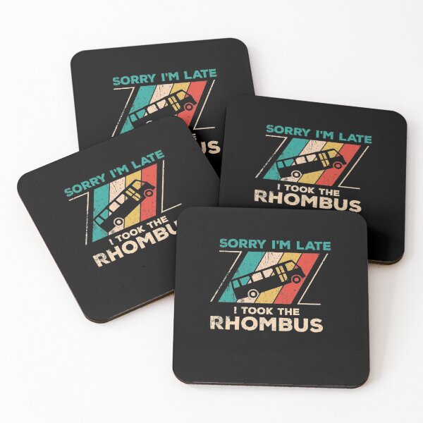 Item preview, Math Gifts: Sorry I'm Late I Took The Rhombus Math Nerd funny gifts designed and sold by johnii1422.