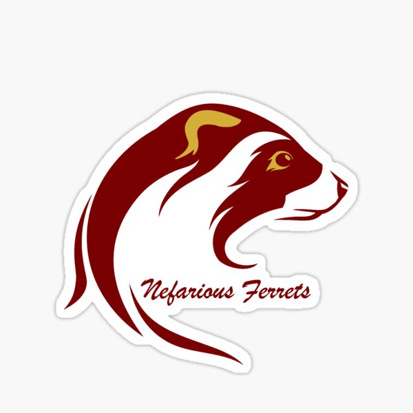New Ferret Logo Sticker