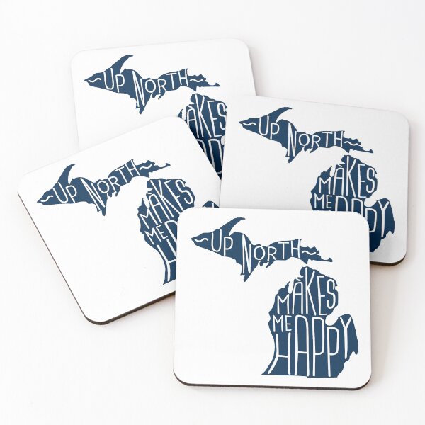 Item preview, Up North Makes Me Happy designed and sold by fortheloveofmap.