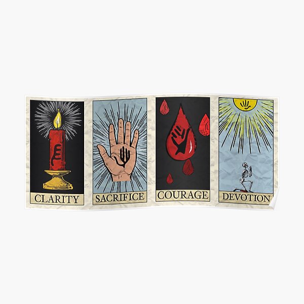 My Chemical Tarot Cards Póster