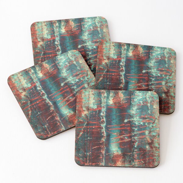 Item preview, Red and Blue Aged Rust Texture designed and sold by Anthonypresley.