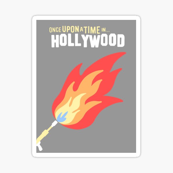 Es war einmal in Hollywood Poster Sticker