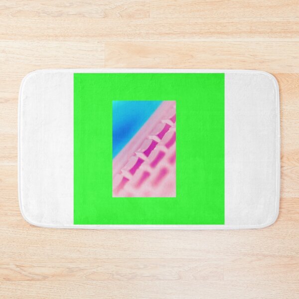 Item preview, Colorful Pink Key Board with blue background and a green frame. designed and sold by ROBERTDBROZEK.