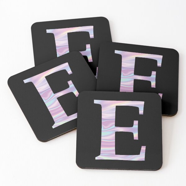 Item preview, Letter E Holographic designed and sold by Brighterbykate.