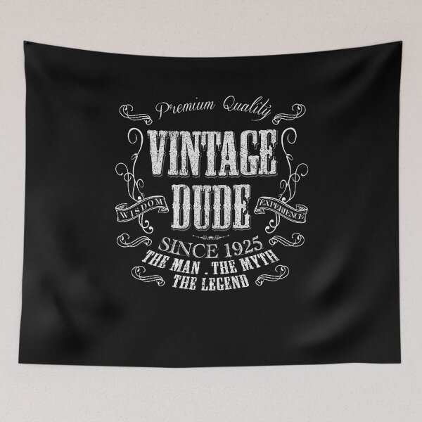 Item preview, Vintage dude vintage birthday party gift idea for born in year 1925 designed and sold by LoveEveryWear.