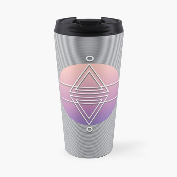 Pyramides abstractes Mug isotherme