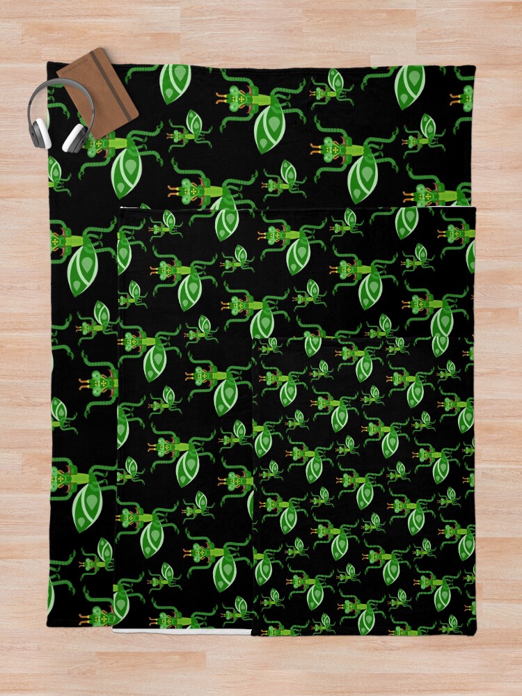 Thumbnail 5 of 6, Throw Blanket, Mantis designed and sold by bzyrq.