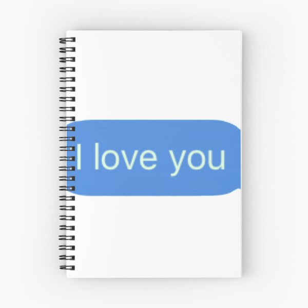 Aperçu de l'œuvre Je t'aime citation iMessage créée et vendue par sleepingbecca.
