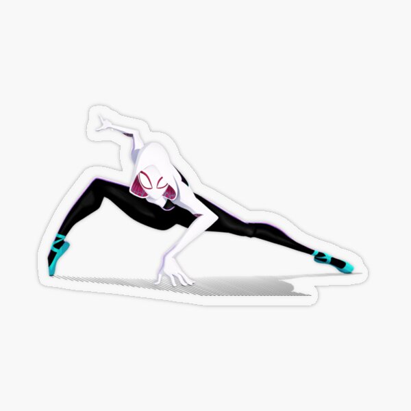 Into The SpiderVerse Transparent Sticker