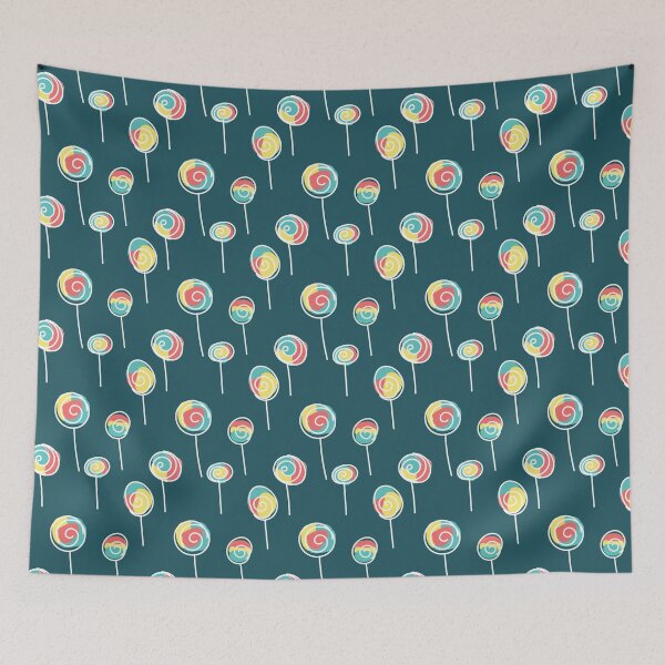 Item preview, Oh lollipop in teal designed and sold by risspowell.