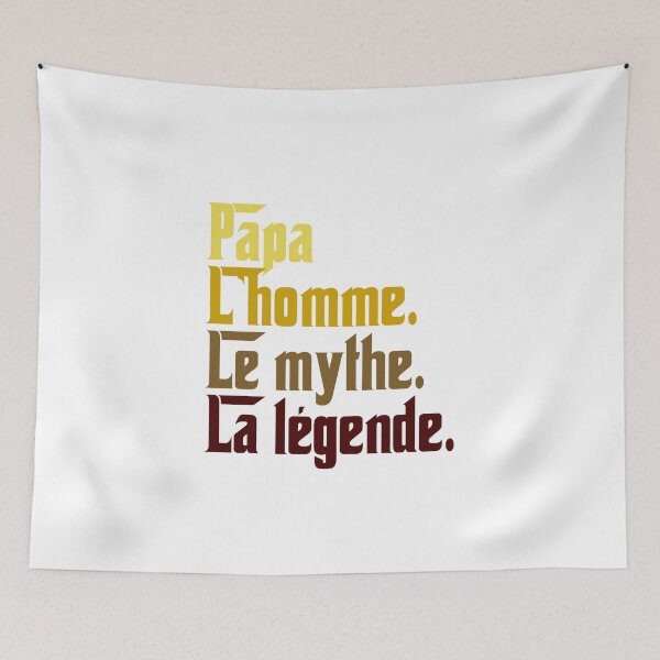 Item preview, Dad the man, the myth, the legend Typography Godfather designed and sold by Sitamood.